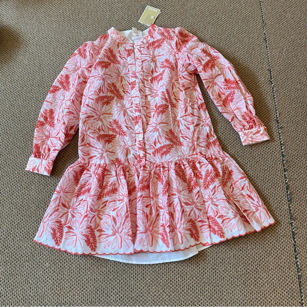 Michael Kors Coral Floral Dress in Size Medium